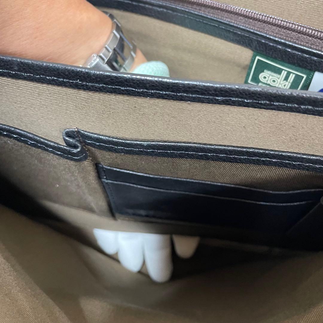 極美 青木鞄 NEVADA ラガード ミニダレスバッグ　2way レア ブラック