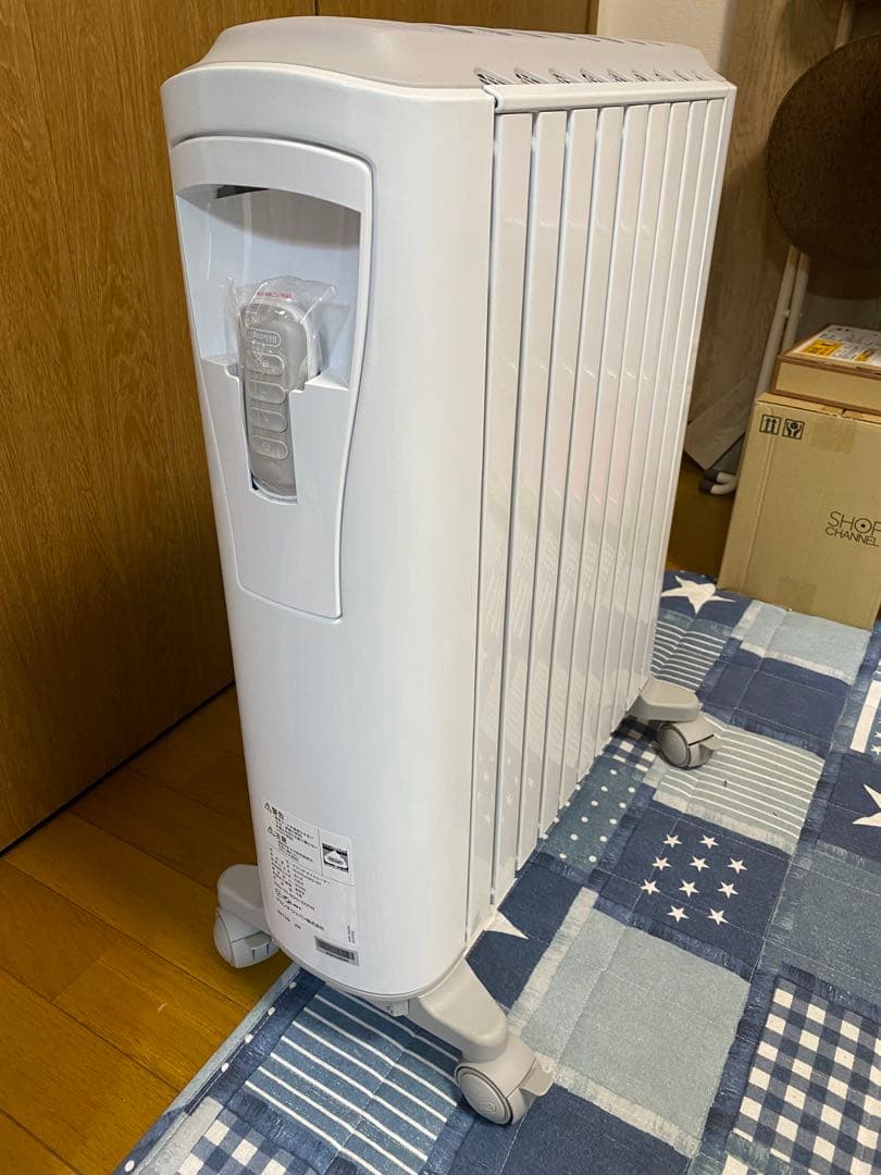 オイルヒーター ホイール付き ホワイト