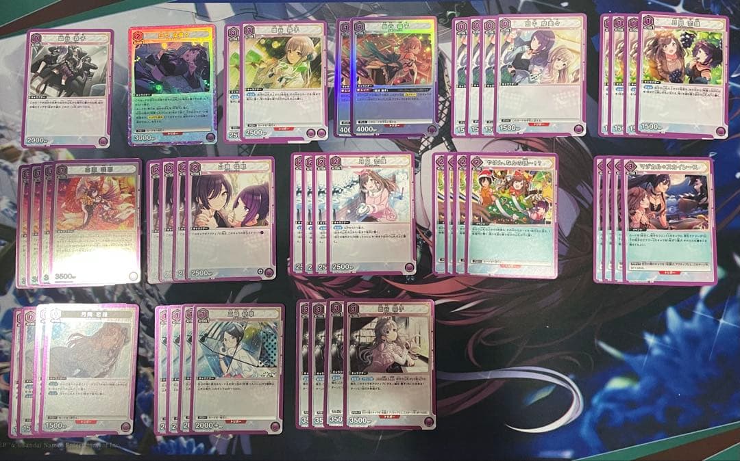 ユニオンアリーナ 紫アンティーカ 構築デッキ＋調整パーツ