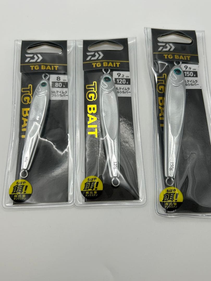 TG BAIT メタルジグ 80・120・150g 3個セット