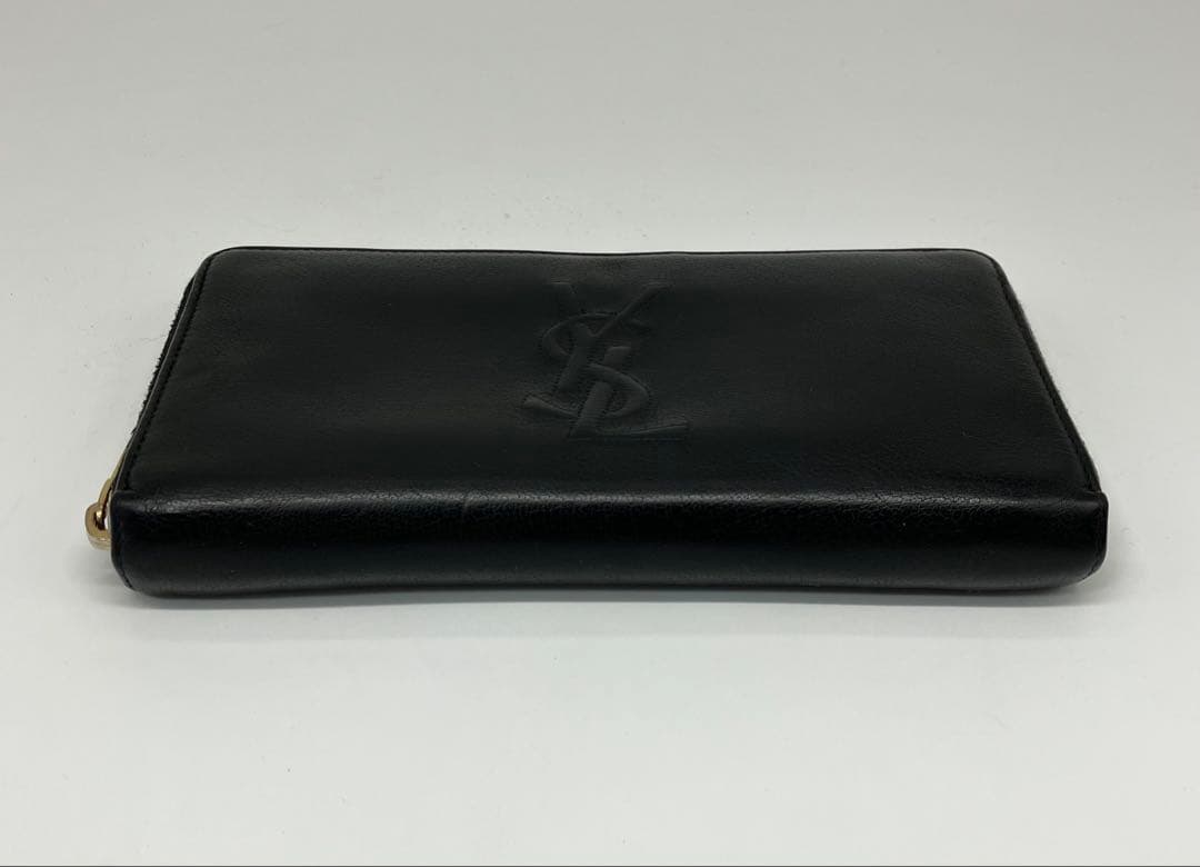 ⭐️ 美品 イヴ サンローラン YSL ラウンドファスナー 長財布 ブラック