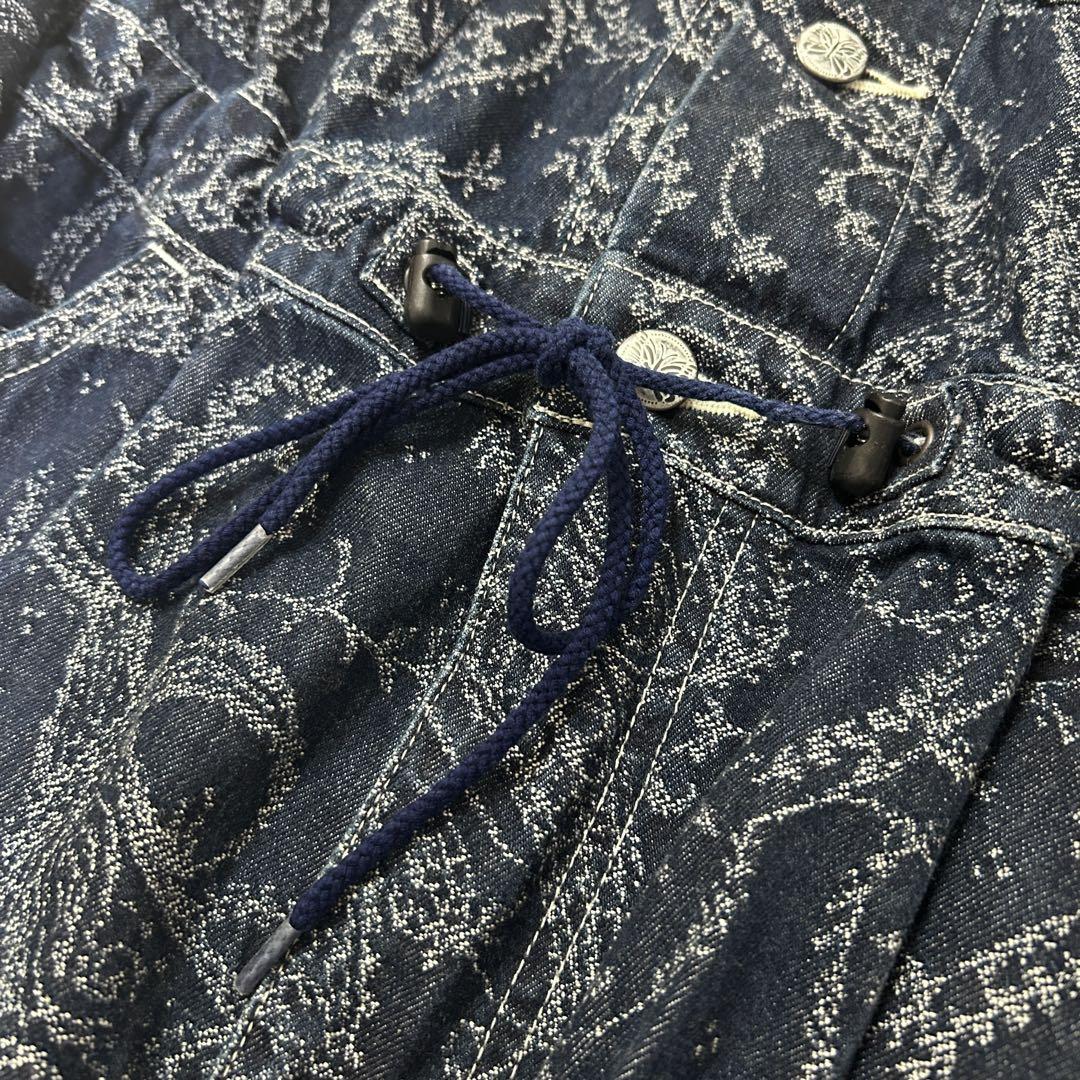 希少✨NEEDLES ペイズリーオールインワン M ネイビー