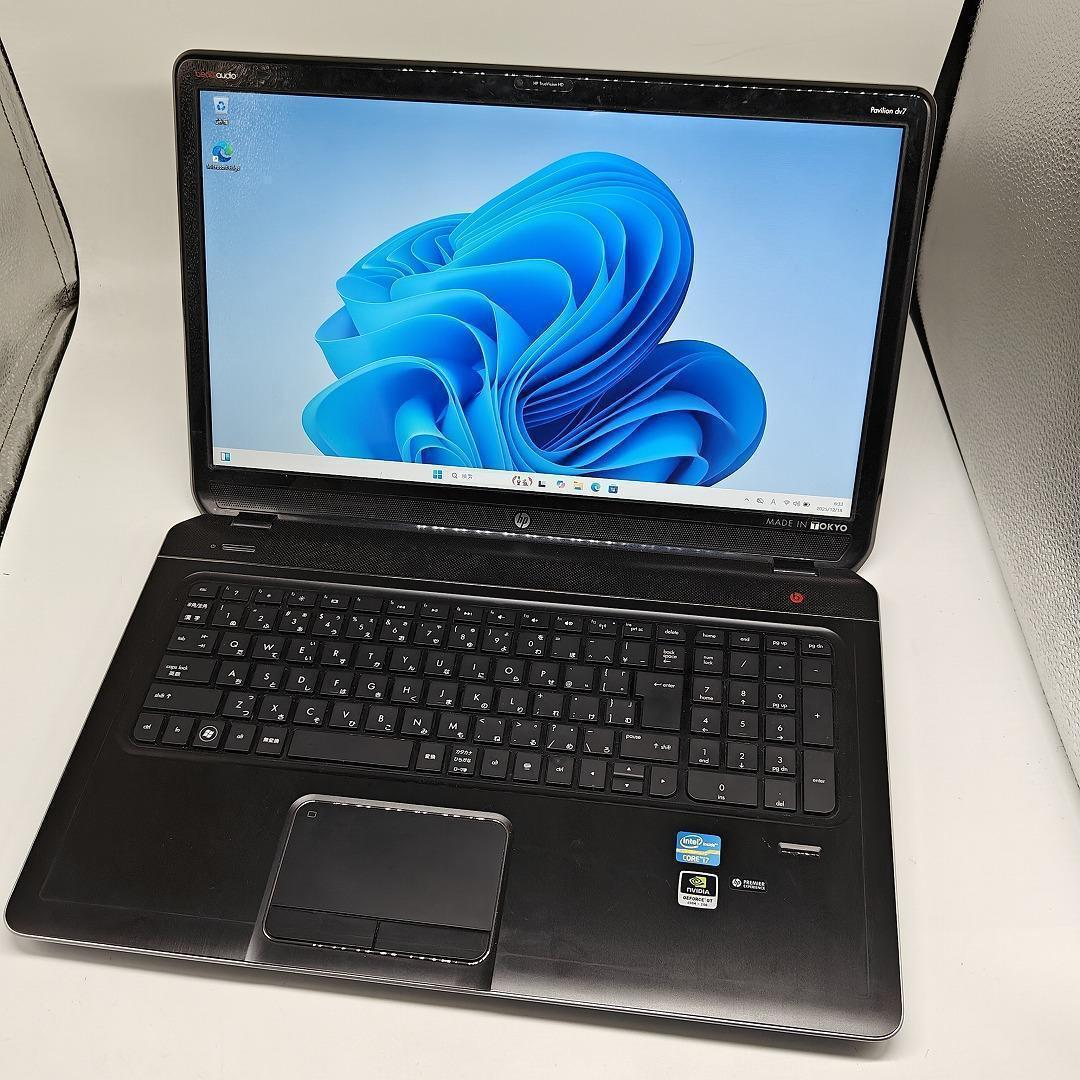 【HP】高速i7 SSD512GB 16GB バッテリー新品 ノートPC