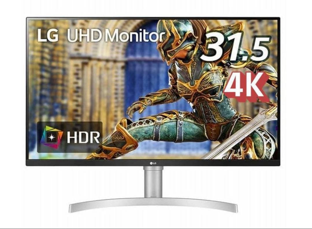 2024年 LG UHD 32UN650-W 31.5インチ 4K液晶モニター