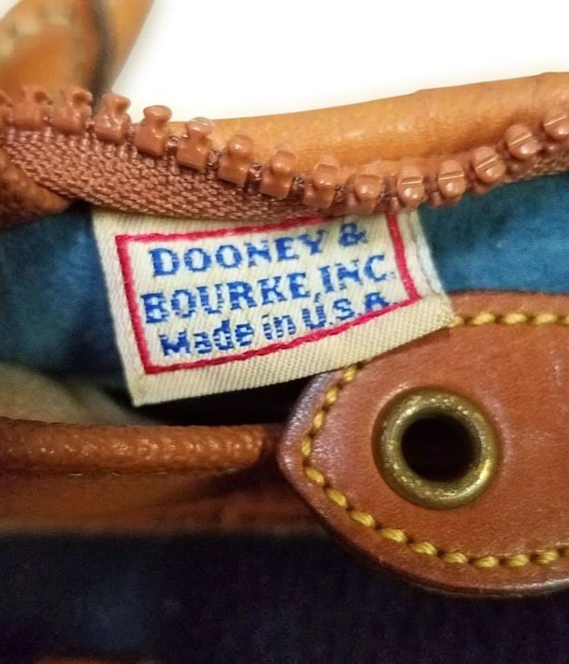 【美品・USA製】DOONEY＆BOURKE ボストンバッグ 2way シボ革