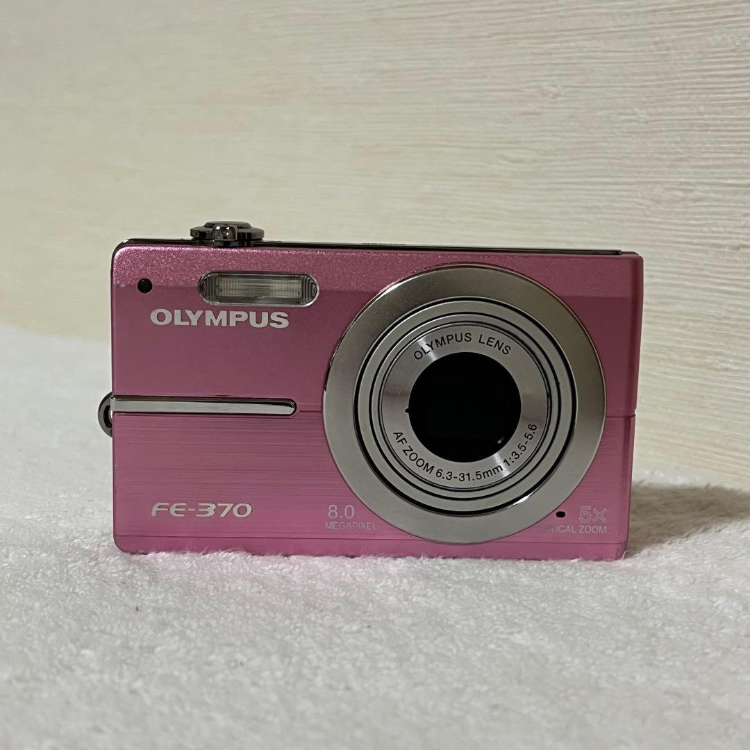 OLYMPUS FE-370ピンク　コンパクトデジタルカメラ