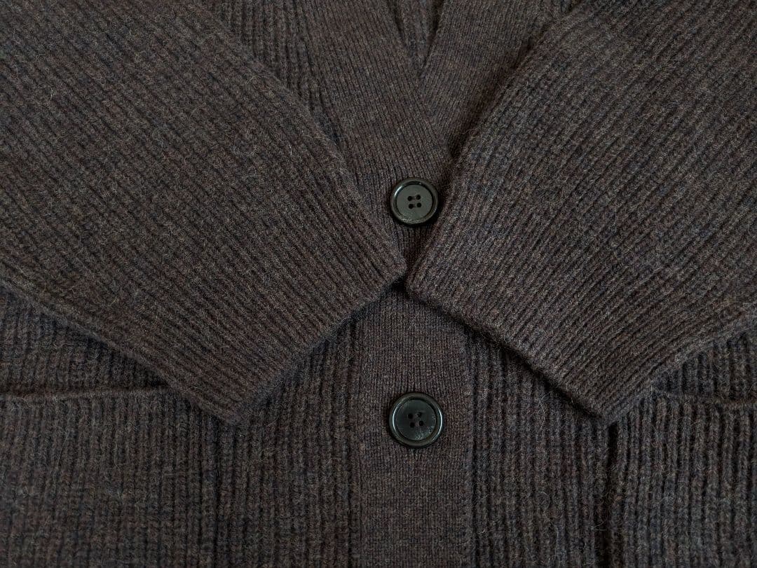 新品タグ付【Unfil】ベビーアルパカオーバーサイズガーディガン