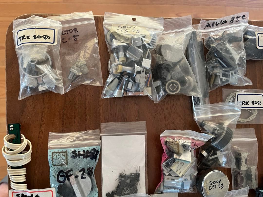 ラジカセパーツまとめて JAPANESE BOOMBOX PARTS ONLY