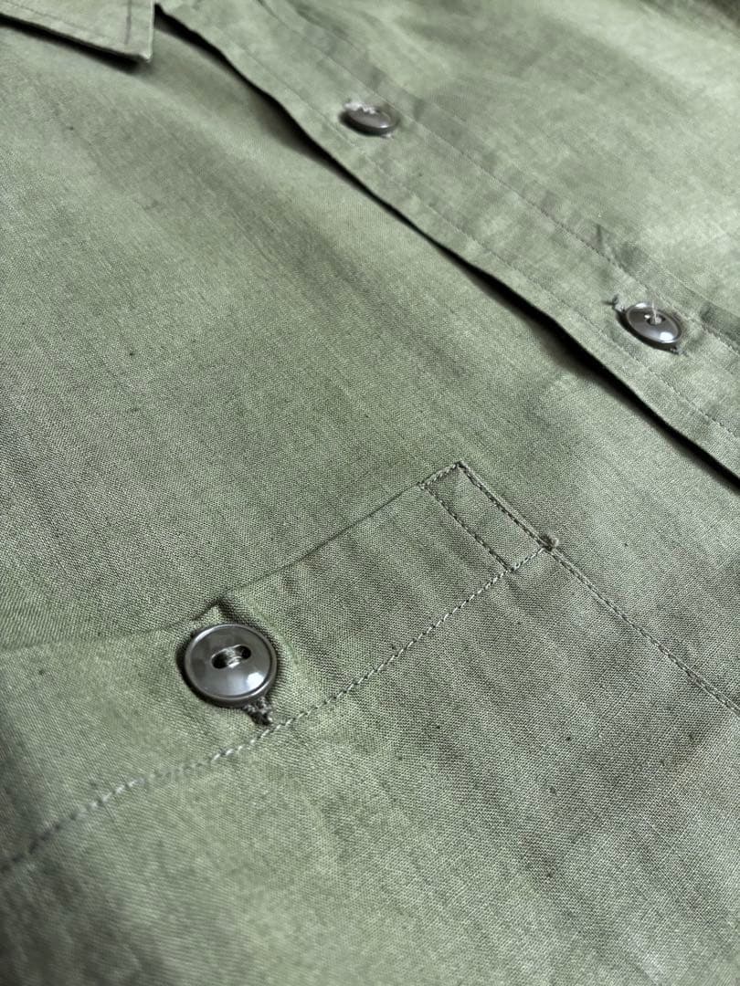 米軍 40's USNAVY N-3 ユーティリティコットンポプリンシャツ