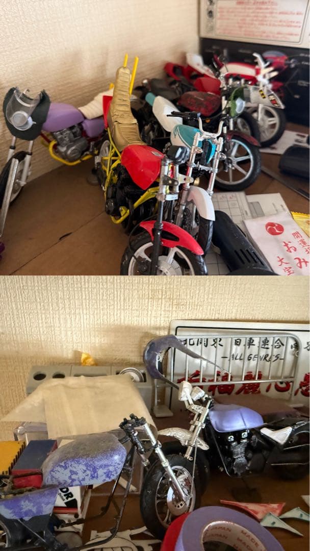 1/12 旧単車會 俺のマシン 族車プラモデル cbx xj gpz gsx