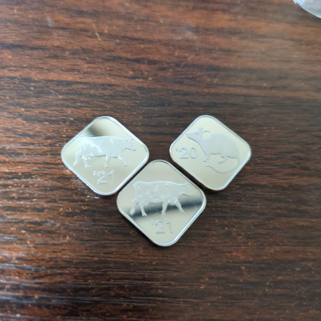 造幣局　純銀　銀メダル　桜の通り抜け 桜のまわりみち 3枚 4.3g