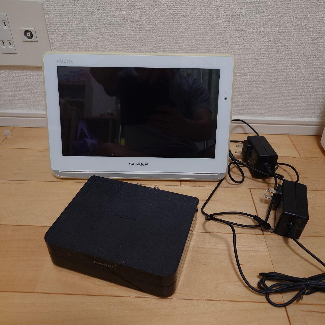 SHARP AQUOS ポータブル液晶カラーテレビ 2T-C12AP-W