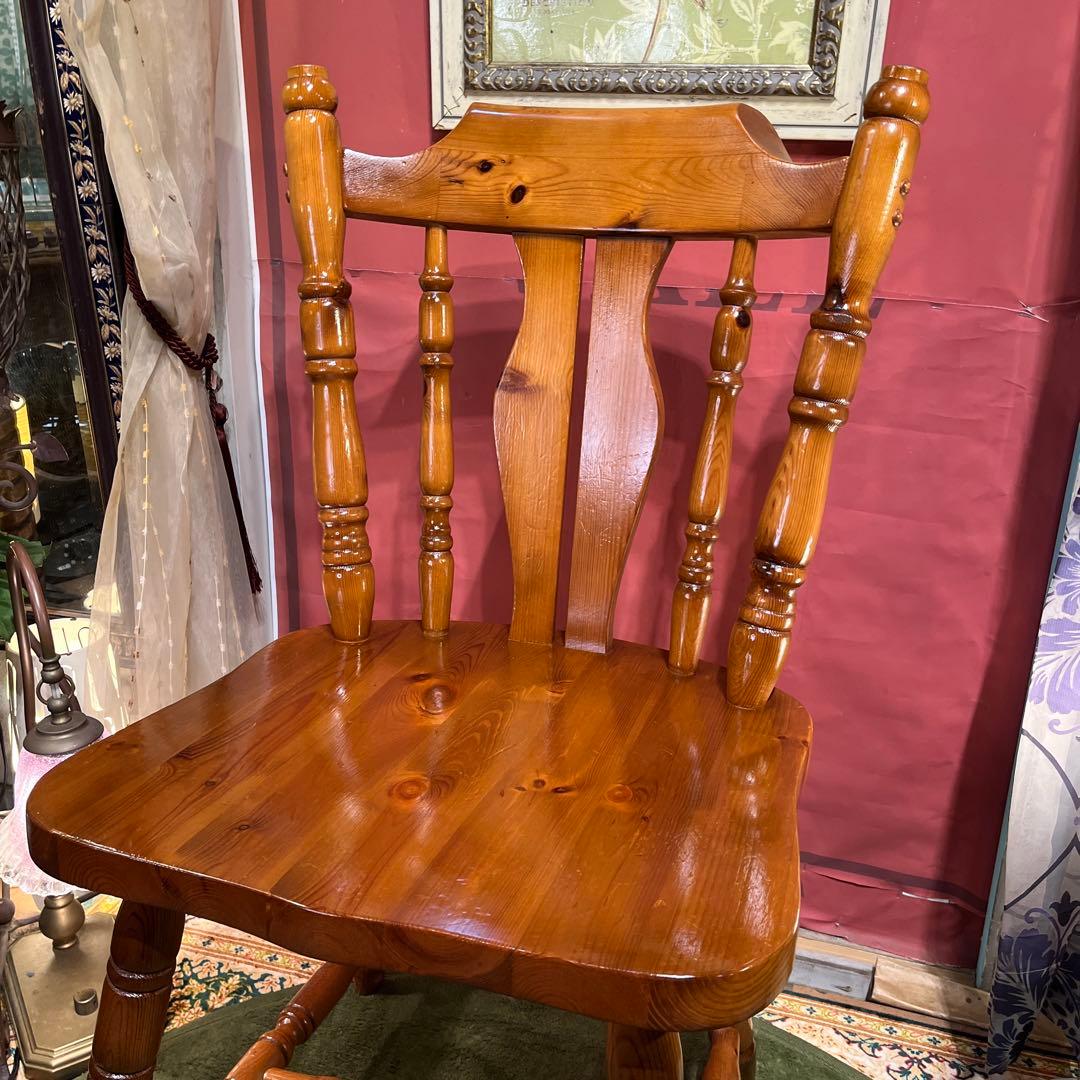 三村 　オールドパイン　80’s ヴィンテージ スピンドルレッグ　チェア