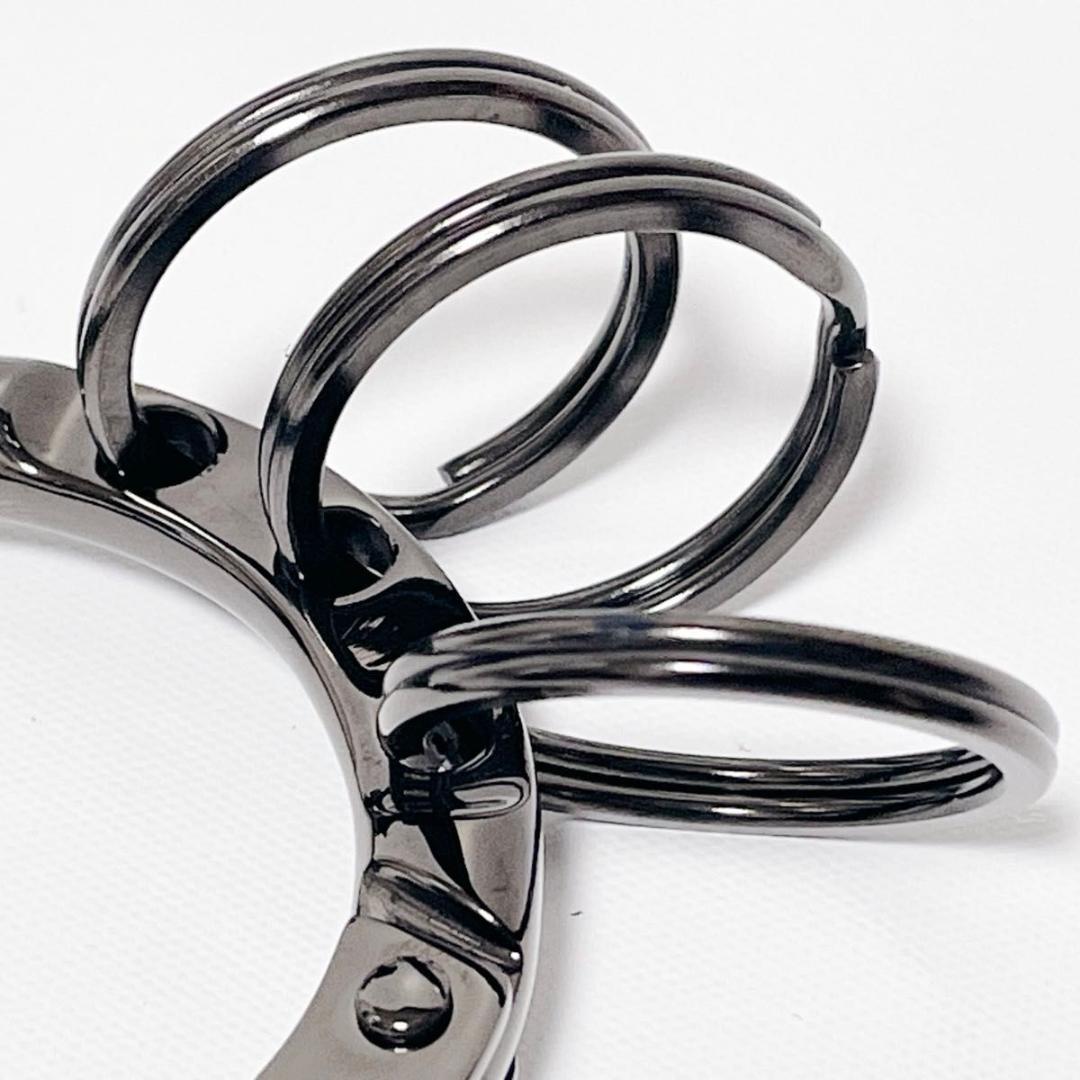 ユニフォームエクスペリメント サークルジルコニアカラビナ ブラック 黒 未使用