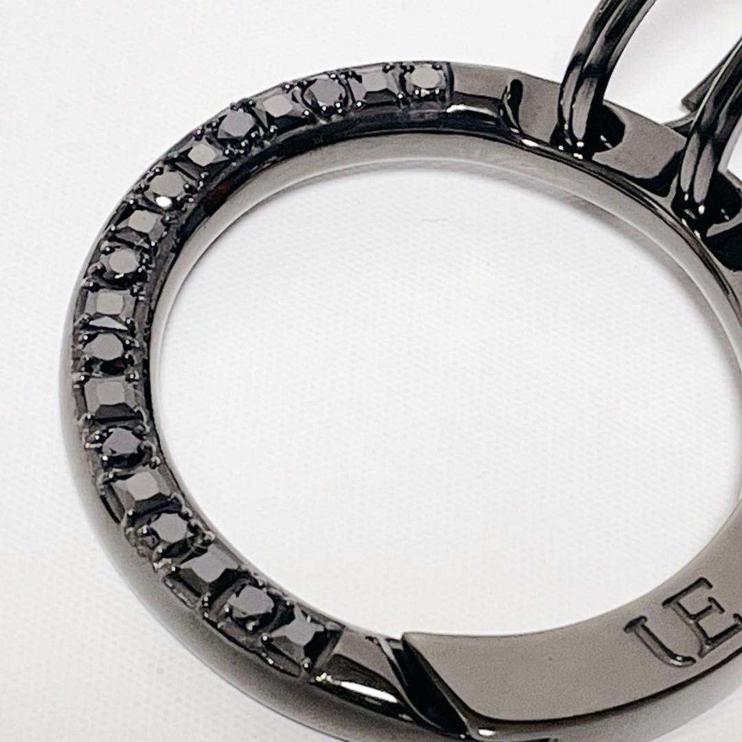 ユニフォームエクスペリメント サークルジルコニアカラビナ ブラック 黒 未使用