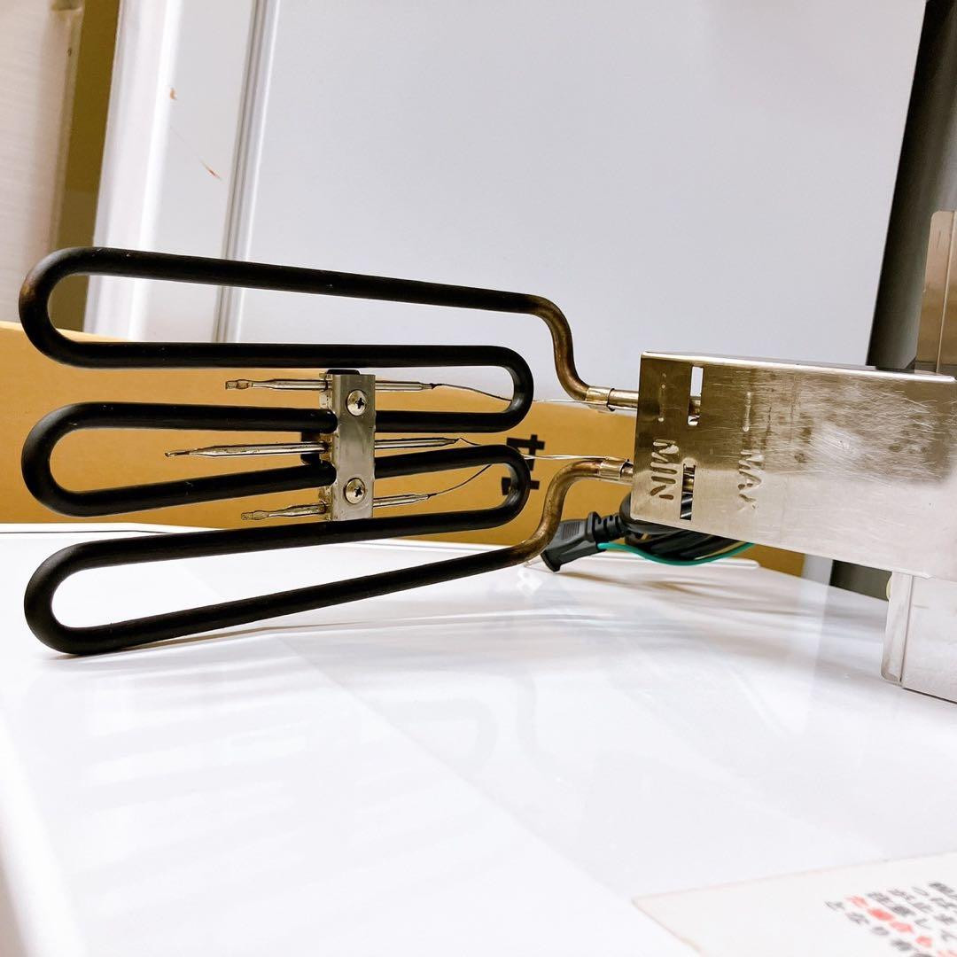 【美品】電気フライヤー　業務用　家庭用　100V 2層式　4L×2