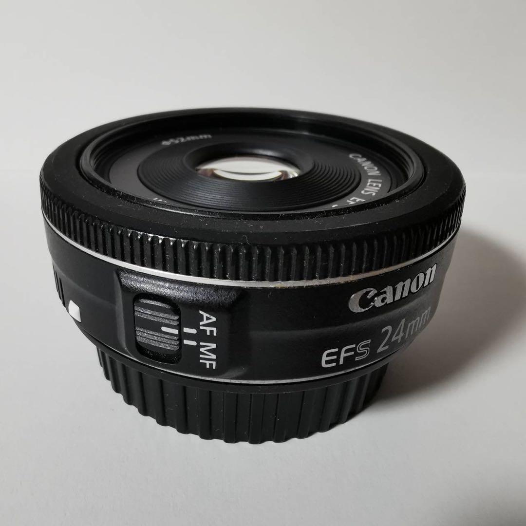 Canon EF-S 24mm レンズ 中古 前後キャップ付き