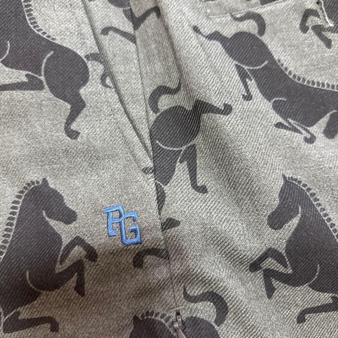 PEARLY GATES 馬柄 グレーパンツ