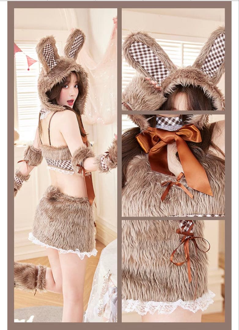 Malymoon テディバニーbrown