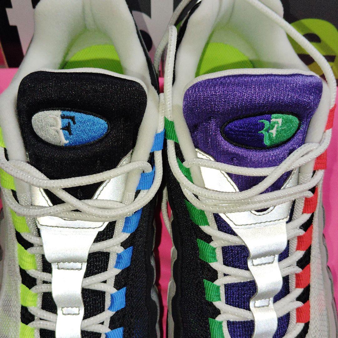 着用2回激レアフェデラーモデル　ズームベイパーRF X AM95 27.5