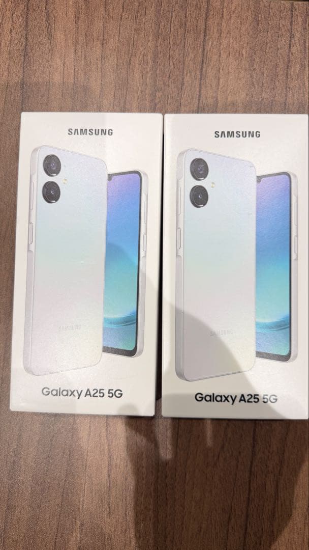 Galaxy A25 5G 6.7インチ ライトブルー二台セット