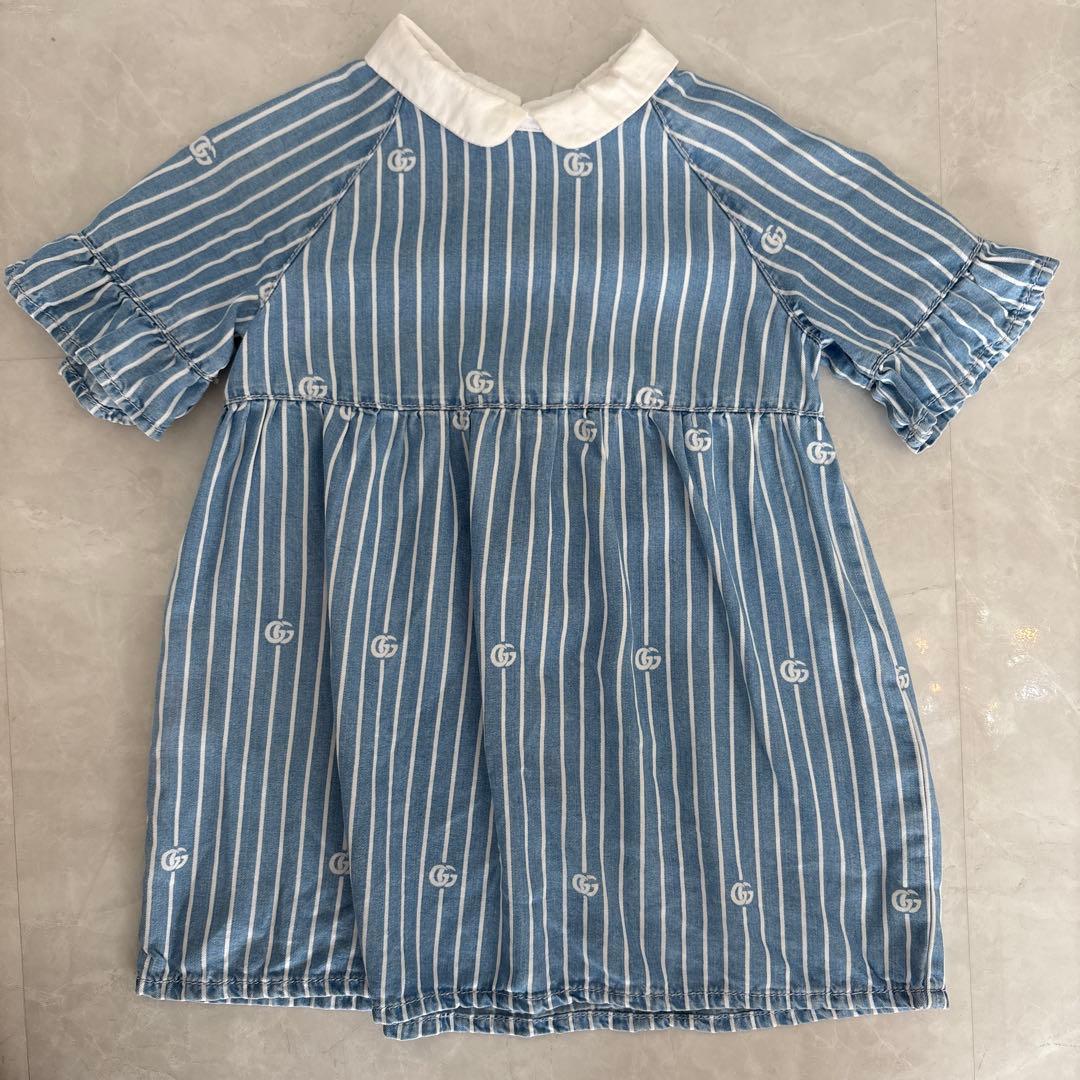 最終お値下げ！GUCCI ストライプ柄 ワンピース