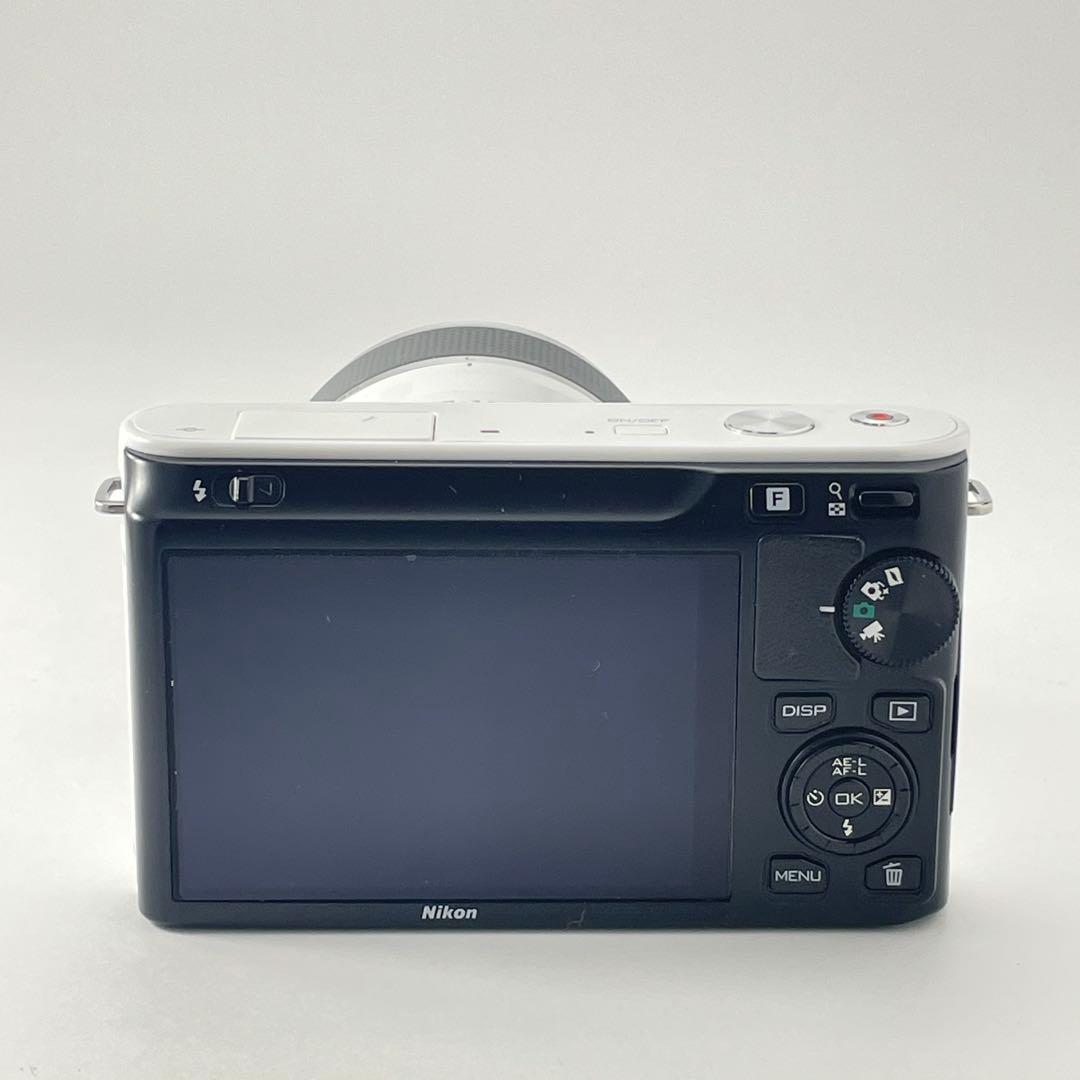 【極上美品・返品保証】Nikon1 J1ホワイト レンズキット