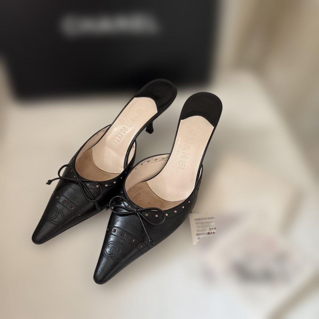 ココマーク　シャネル　ミュール