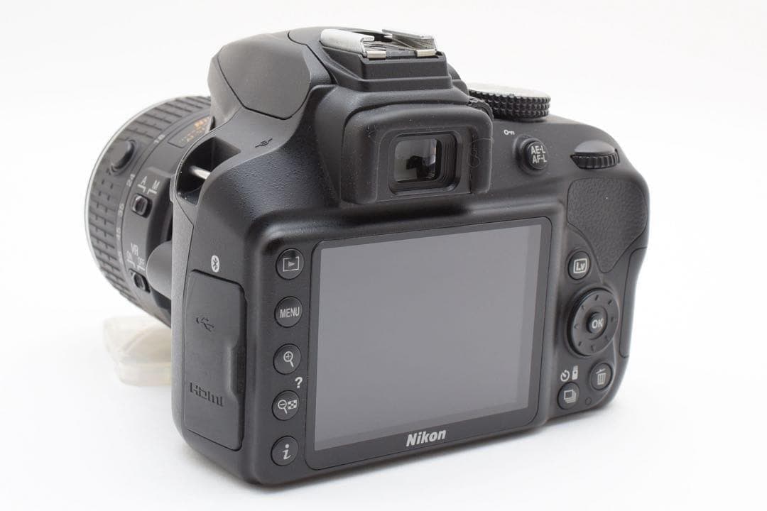 【美品】 ニコン Nikon D3400 ダブルズームセット一眼レフカメラ