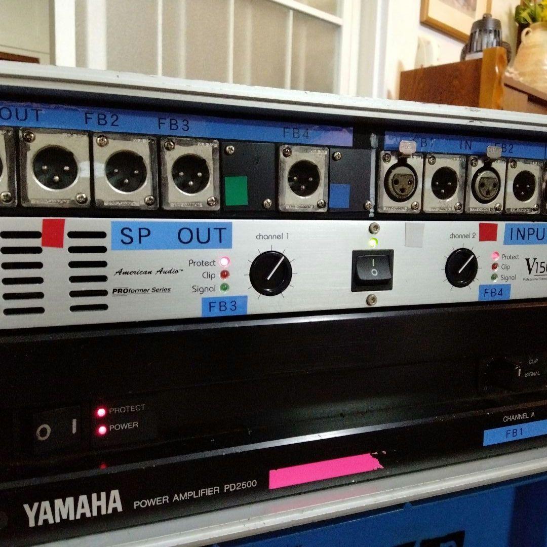 業務用パワーアンプ二台セット　総額36万円相当を処分価格　即戦力