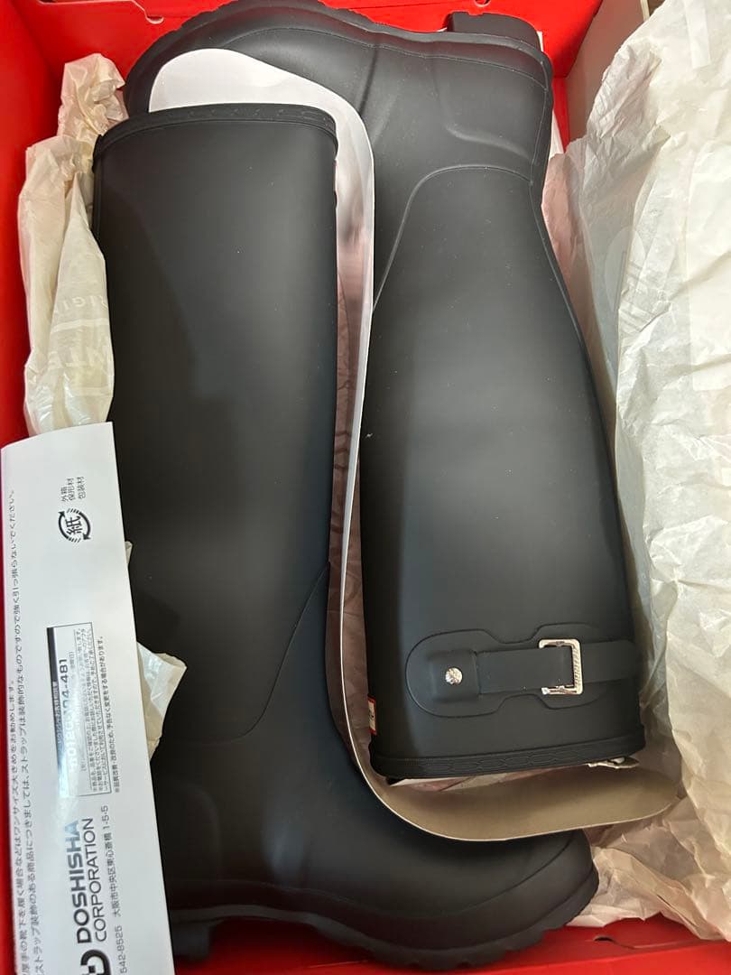 新品未使用　HUNTER レインブーツ ハンター UK6 25cm