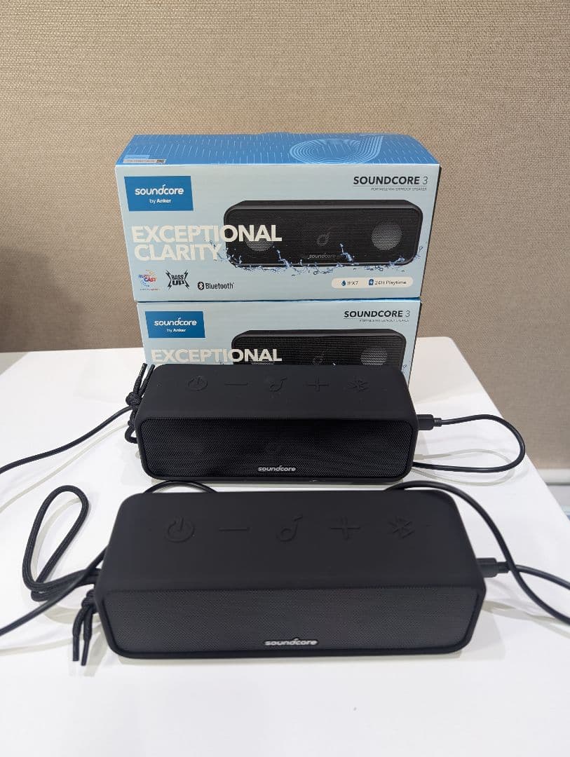 Soundcore 3 ブラック Bluetooth スピーカー　2個セット