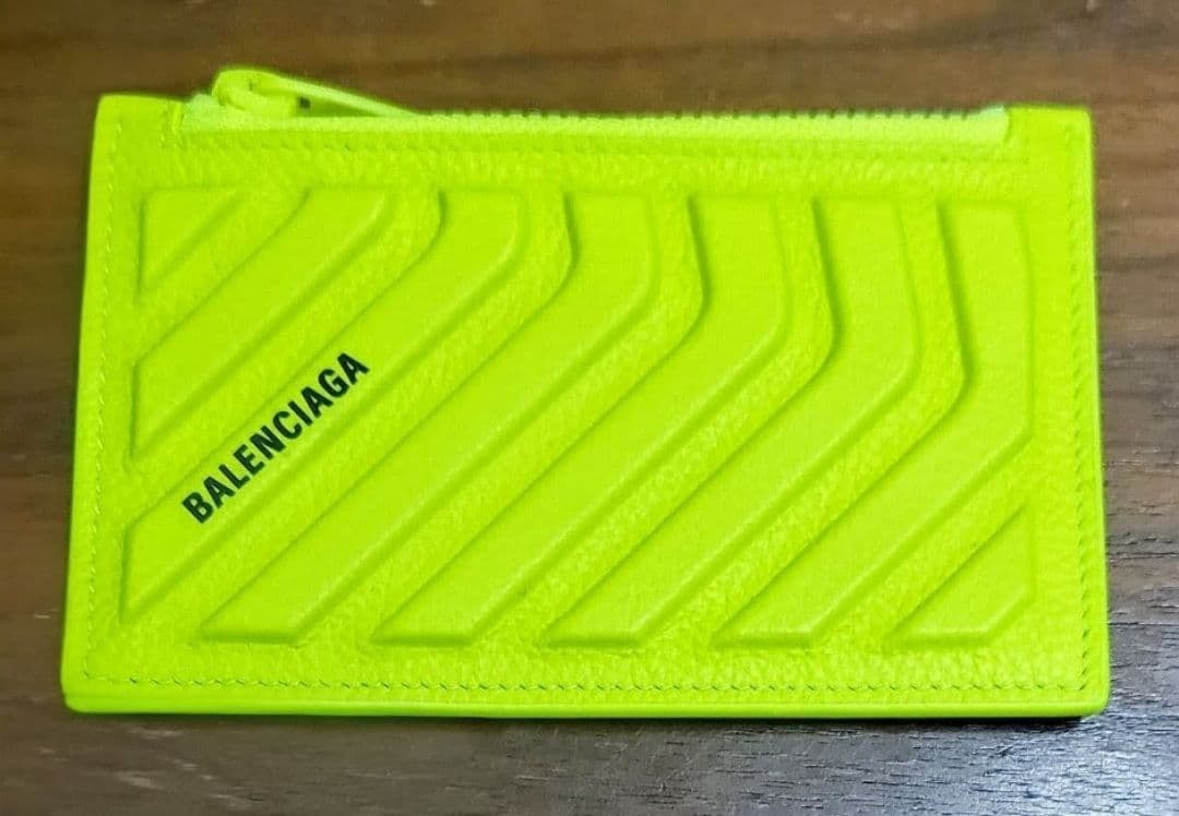 バレンシアガ　新品　メンズ　フラグメントケース(ネオンイエロー)