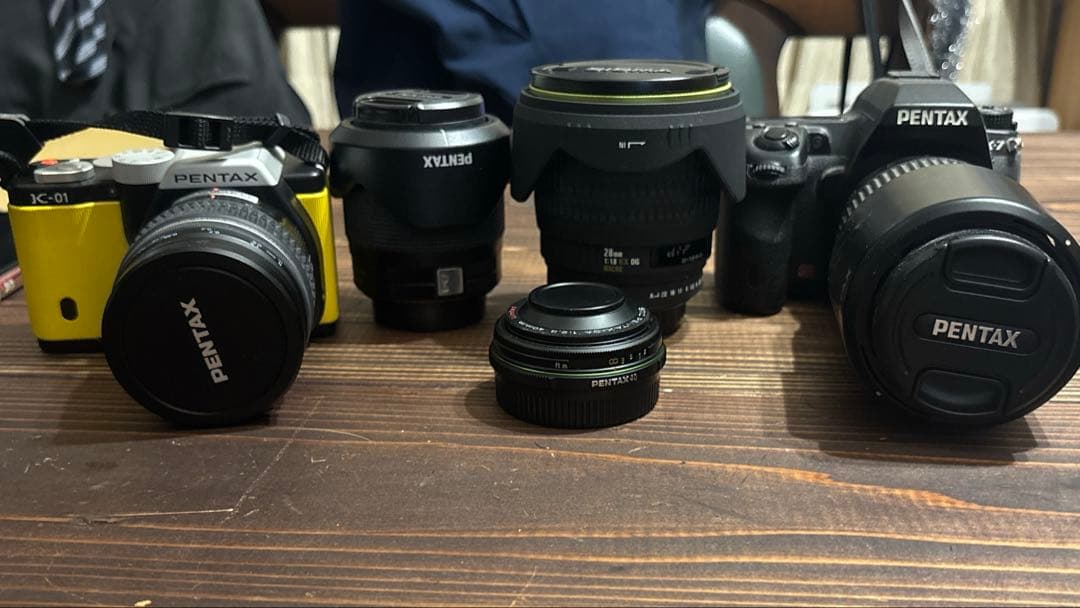 PENTAX K-01ミラーレスカメラ　k-7 レンズ五本セット交渉あり