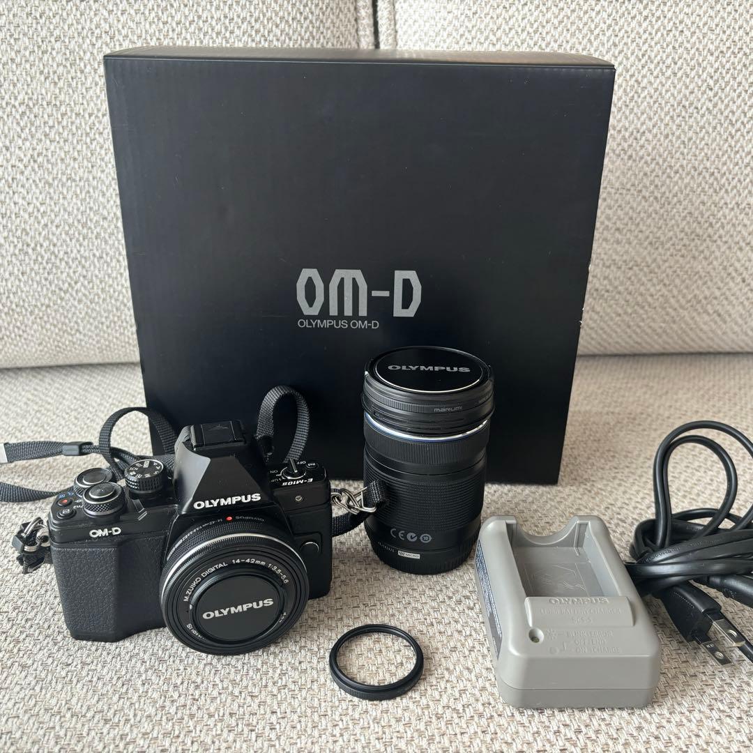 美品 OLYMPUS OM-D E-M10 MarkⅡ EZダブルズームキット