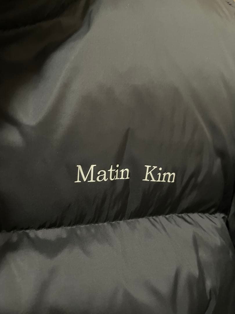 【クリーニング済】 MatinKim ショートダウン ブラック