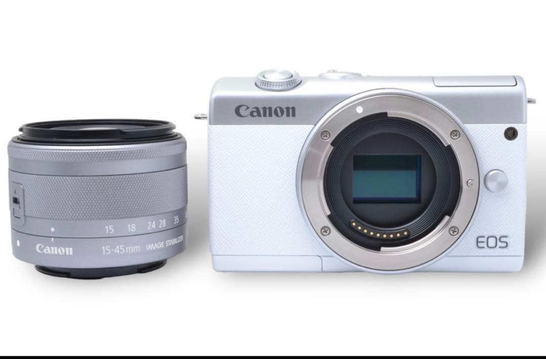 4K動画撮影◎Canon EOS M200 レンズキット/自撮り/一眼レフ