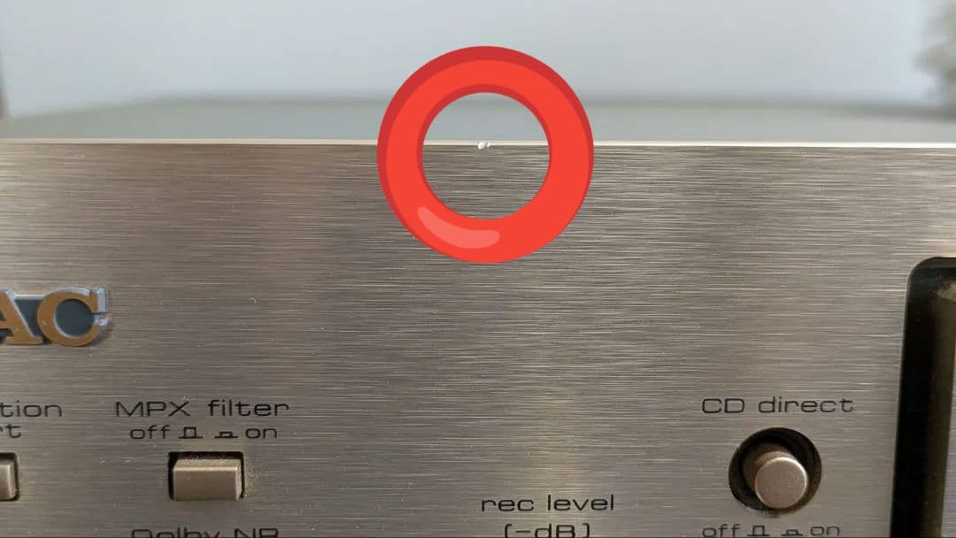 ＴＥＡＣ カセットデッキ Vー6030Ｓ　ジャンク品