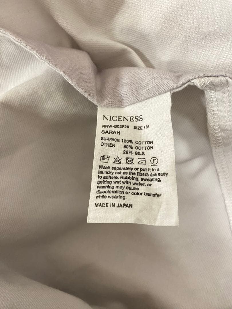 NICENESS ナイスネス Sarah ハーフジップ　ブルゾン