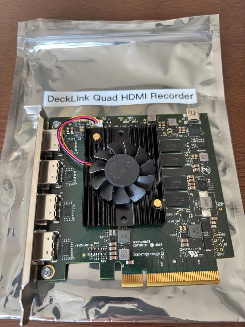 T*m様 Blackmagic DeckLink Quad HDMI Recor