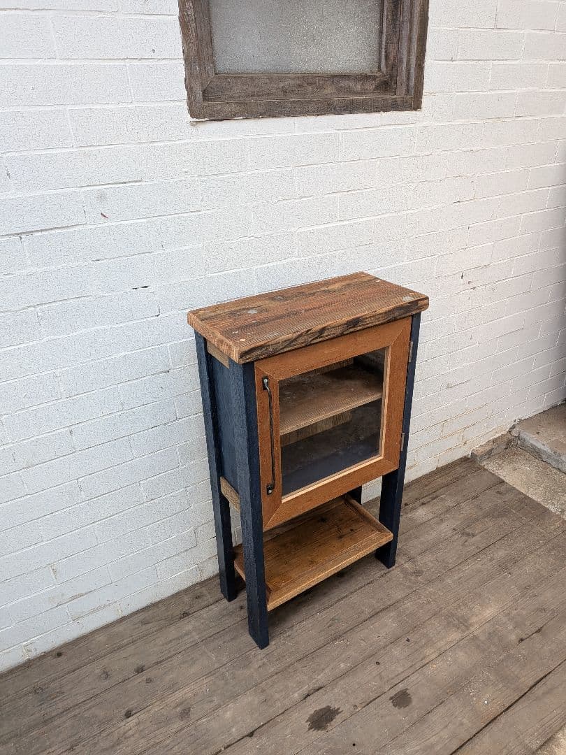 古材かざり棚　　紺色