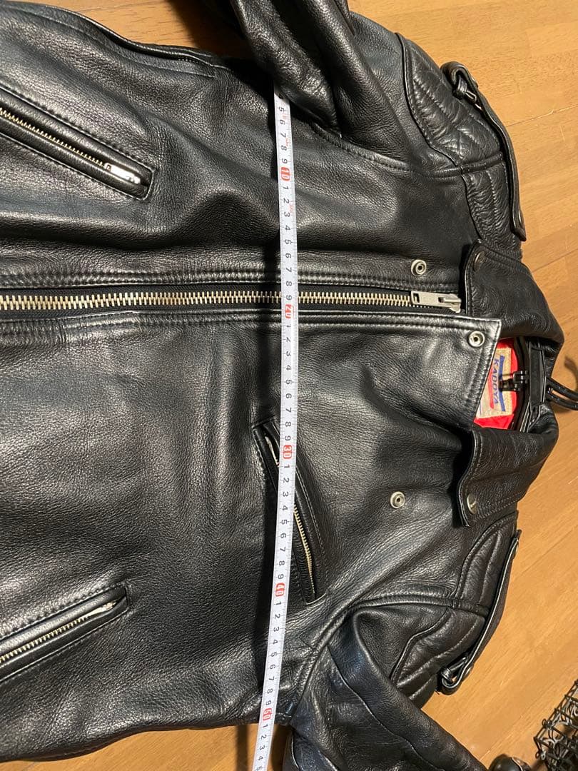 【最終値下げ】KADOYA ダブルライダースジャケット ブラック