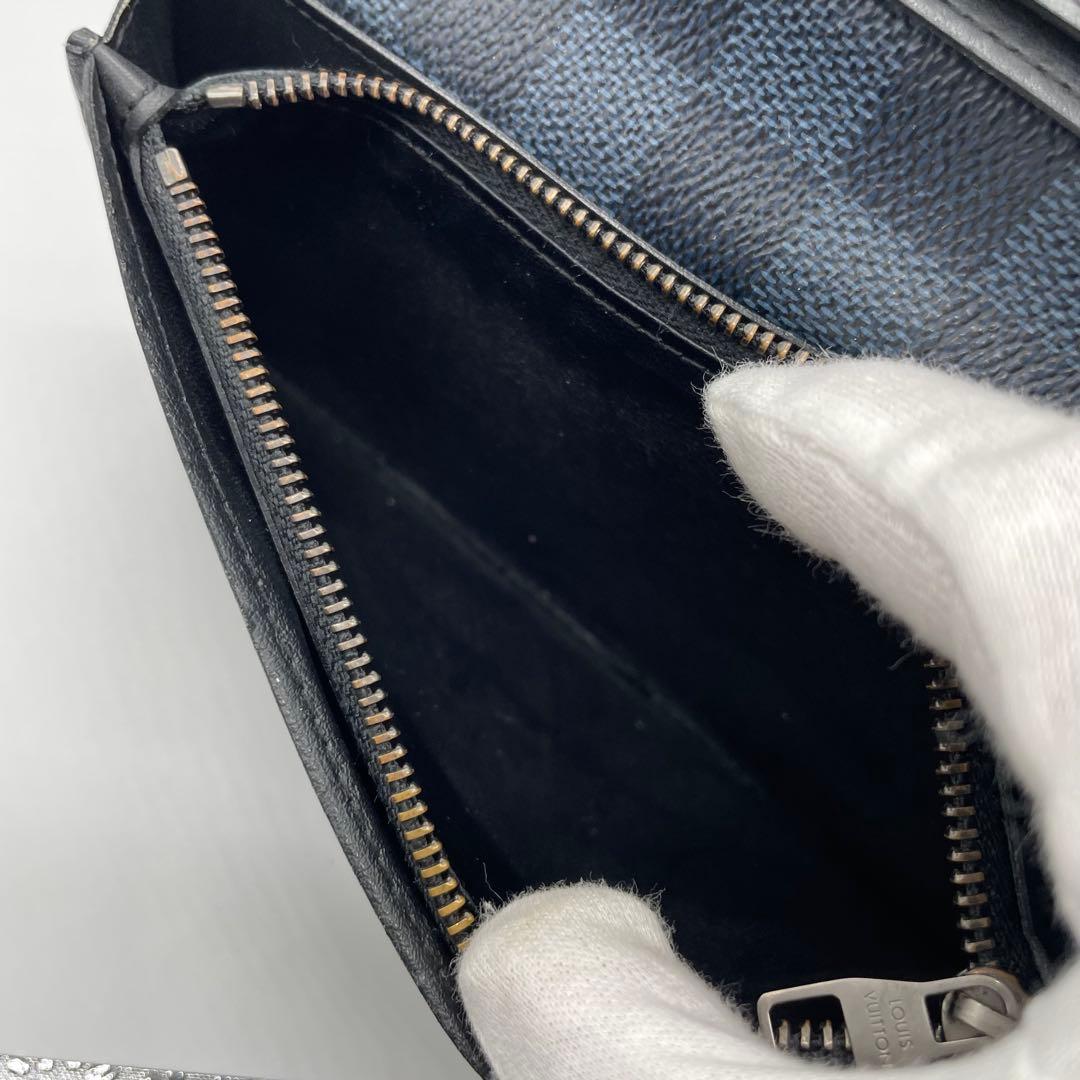 ルイヴィトン　ダミエコバルト　ブラザ　長財布w8