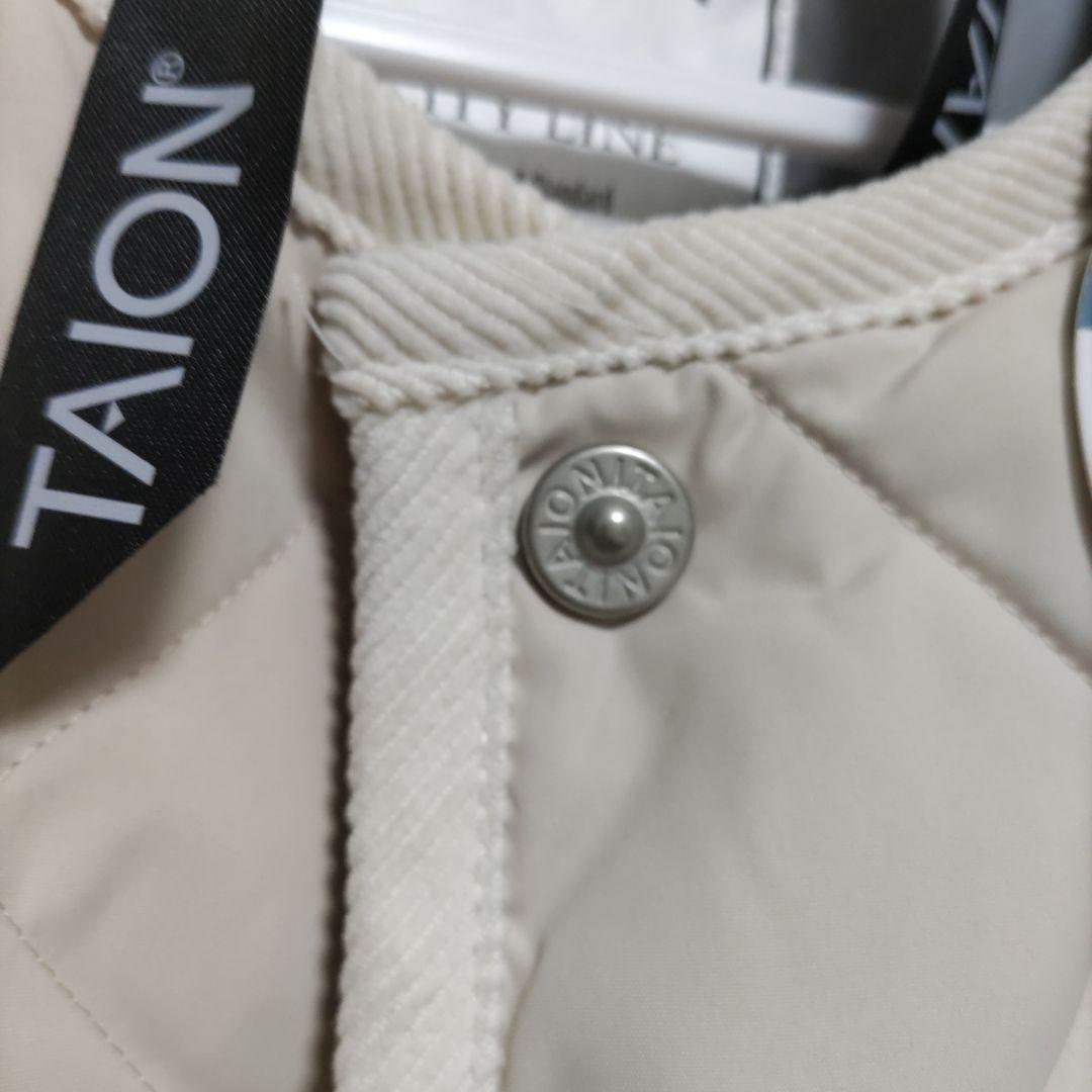 m*★様 新品タグ付SHIPS TAION パイピング ノーカラー キルティング