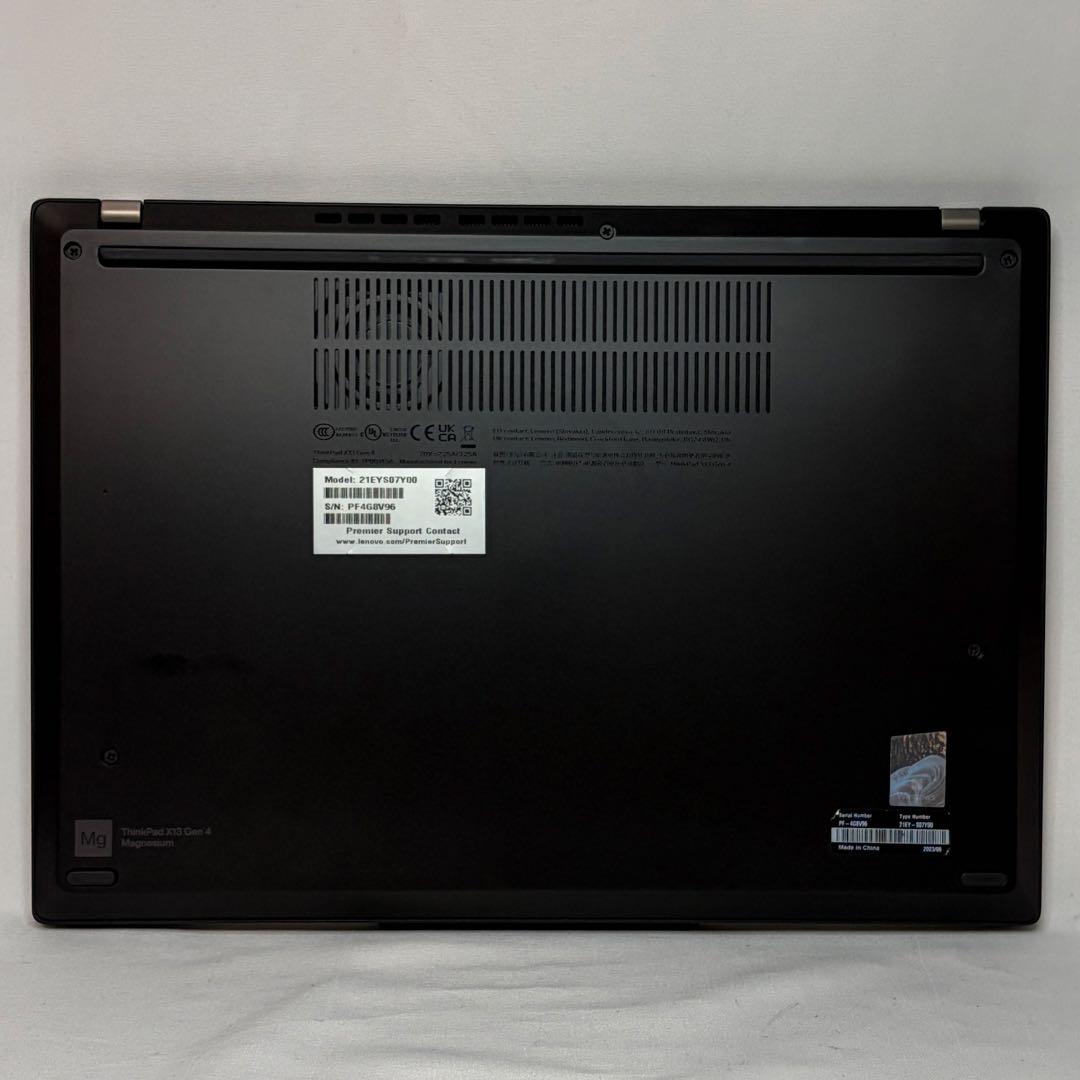 準美品 ThinkPad X13 Gen4 13世代 i5 16GB WUXGA