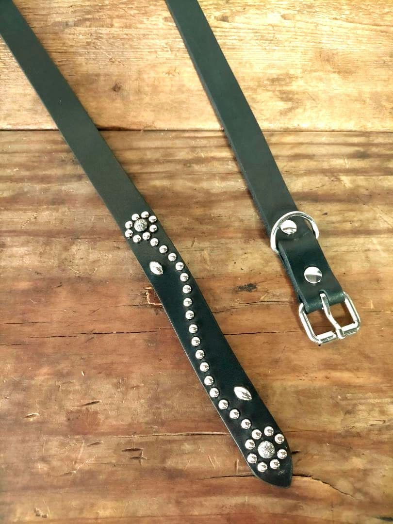 ナローベルト スタッズベルト XLサイズ 20㎜ オーダー製 ベルト HTC 等