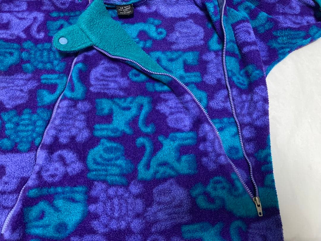 90s Patagonia パタゴニア USA製 フリース ロンパース12M