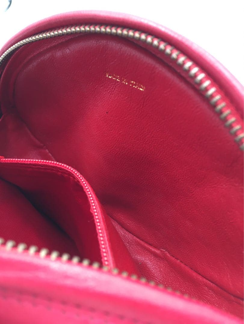 シャネル　ラムスキン　ポーチ　フリンジ