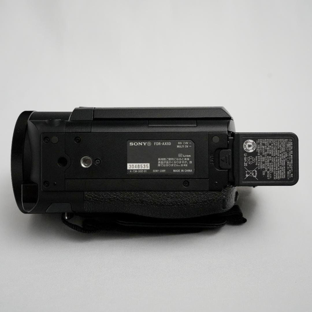 追加バッテリー&元箱付き■美品■ FDR-AX60 SONY 4K ビデオカメラ