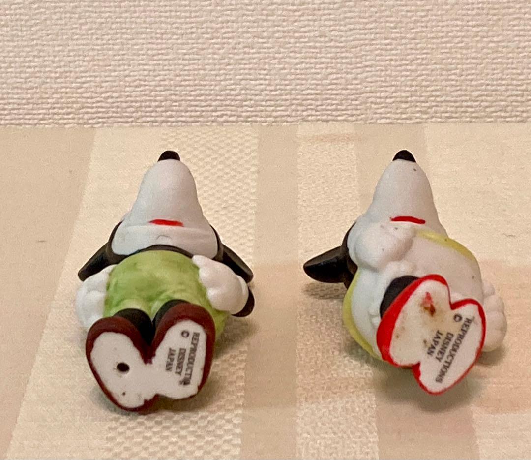 ミッキー、ミニー　フィギュア　置物　ドアストッパー　テリア　2点